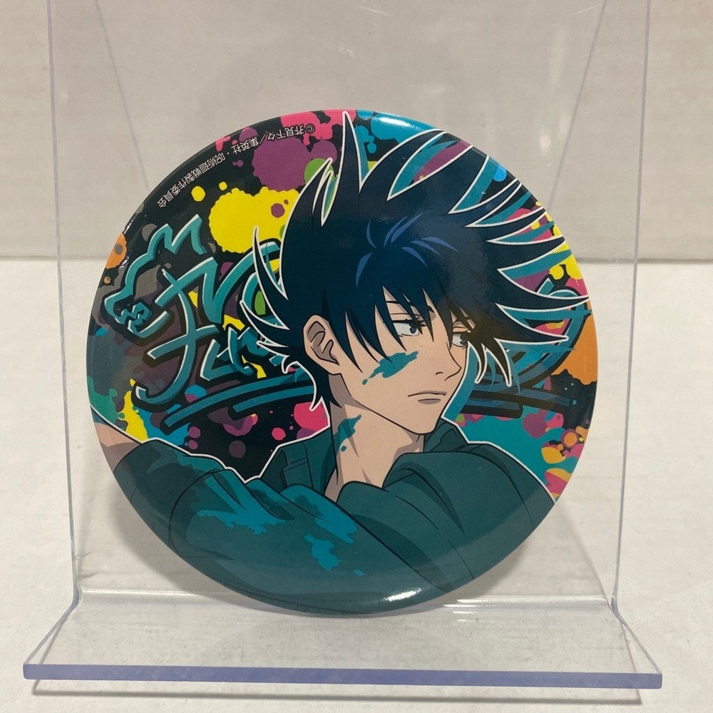 Sega Big Can Badge Megumi Fushiguro Graffiti x Battle Jujutsu Kaisen Multi OS EX